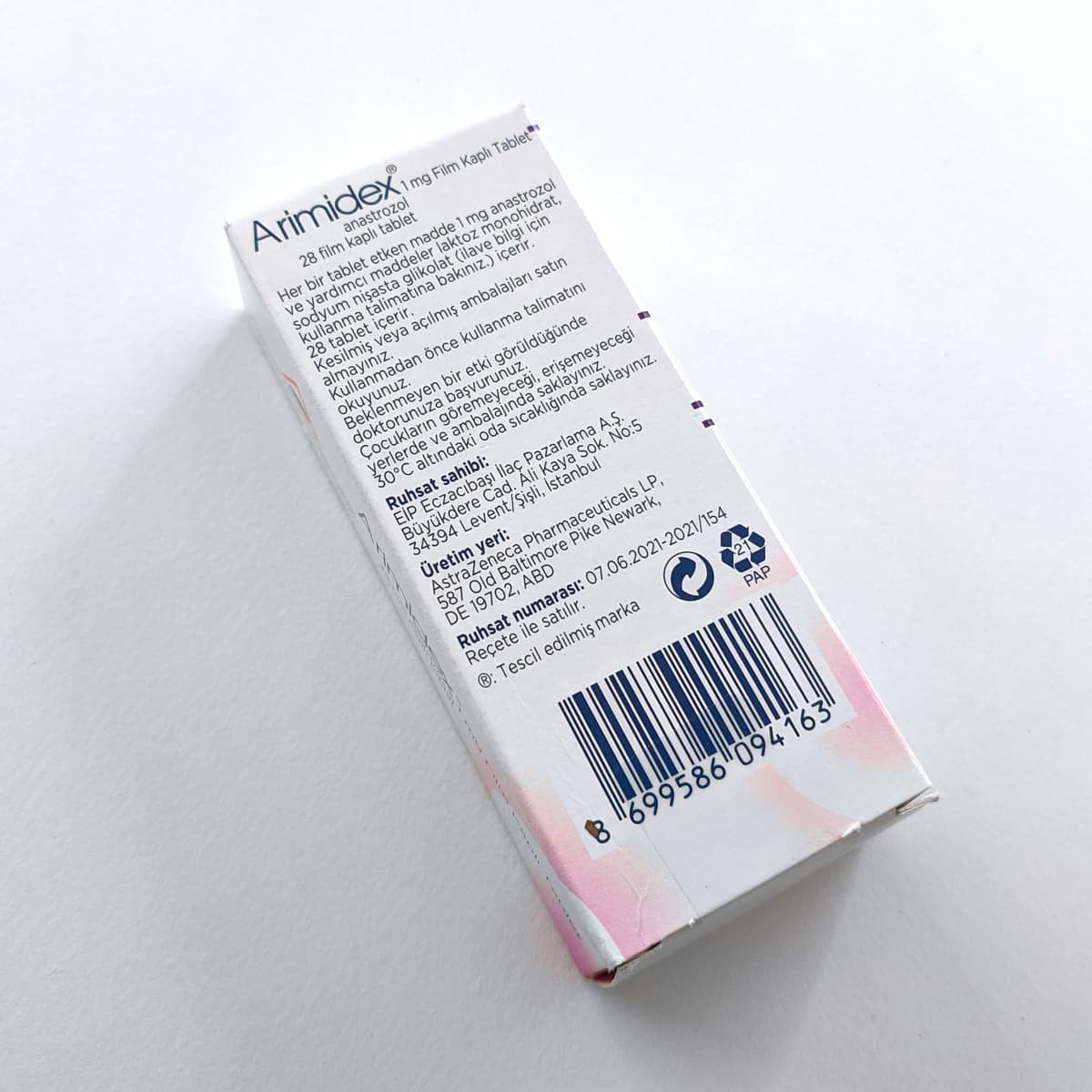 Arimidex 1mg product picture 2