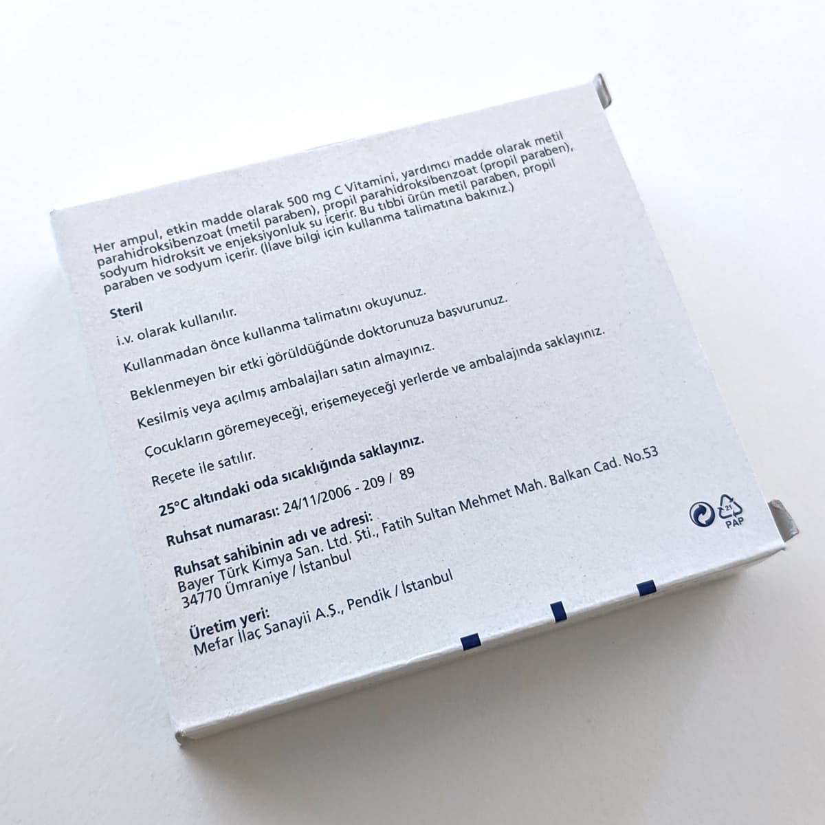 Redox-C 500mg/5ml IV product picture 3