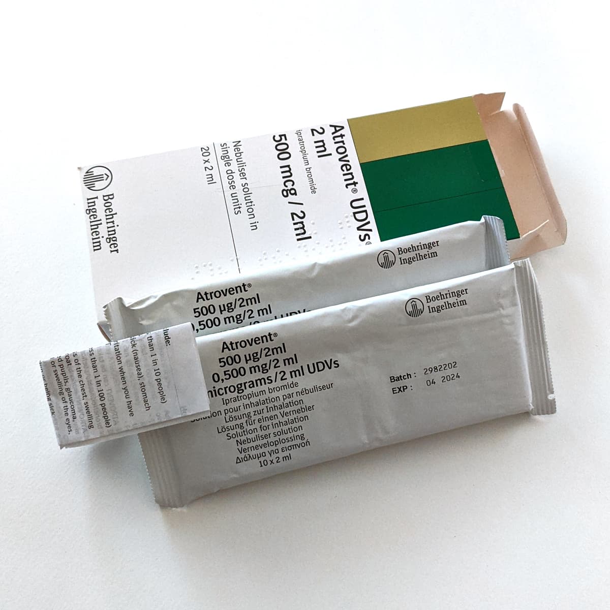 Atrovent UDVs 500mcg/2ml product picture 2