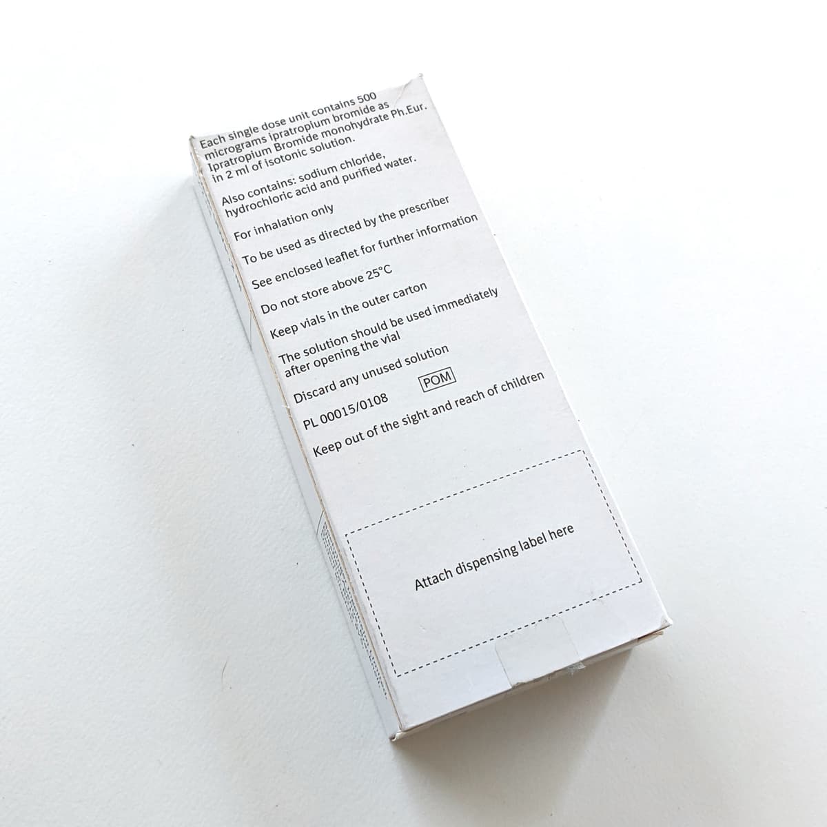 Atrovent UDVs 500mcg/2ml product picture 3