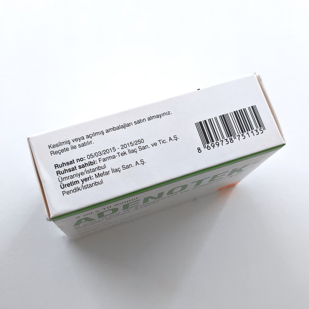 Adenotek 3mg/ml product picture 3