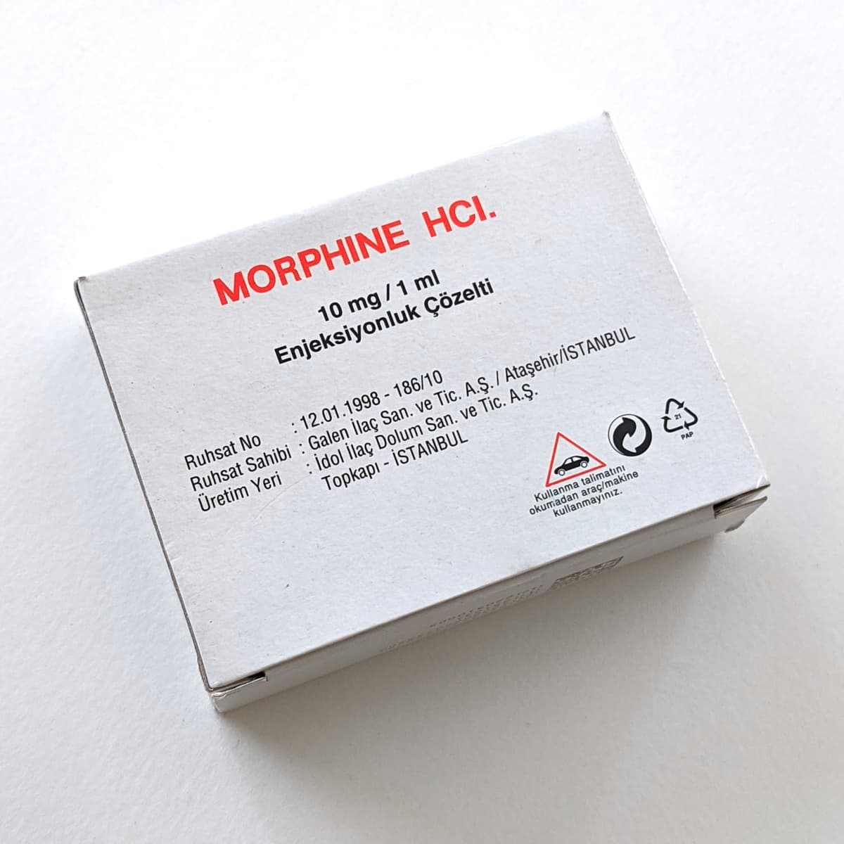 Morphine HCl 10mg/ml product picture 3