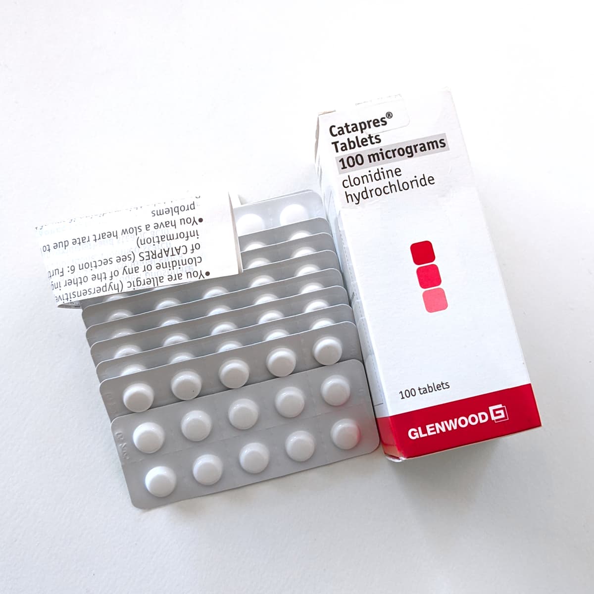 Catapres 100 micrograms product picture 2