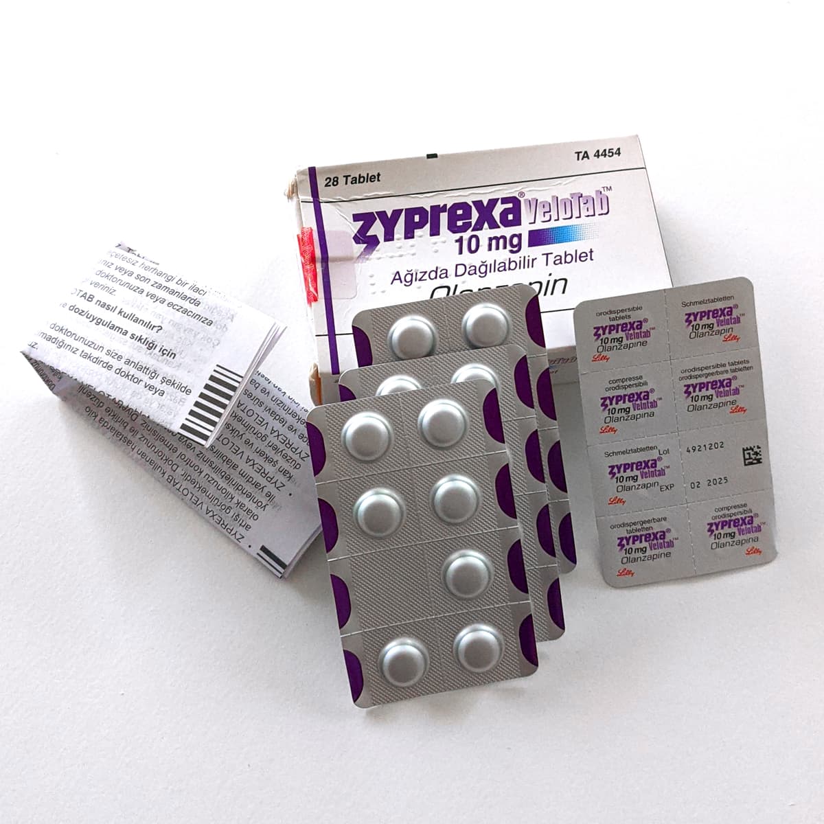 Zyprexa Velotab 10mg product picture 2