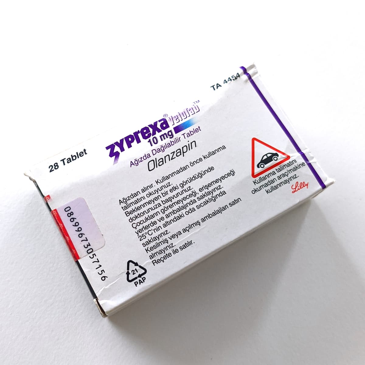 Zyprexa Velotab 10mg product picture 6