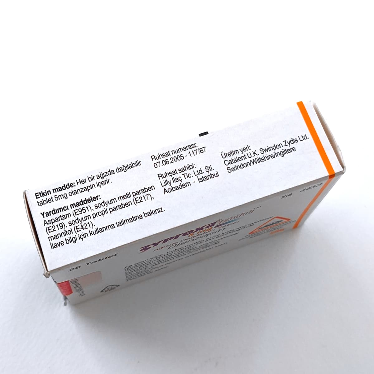 Zyprexa Velotab 5mg product picture 2