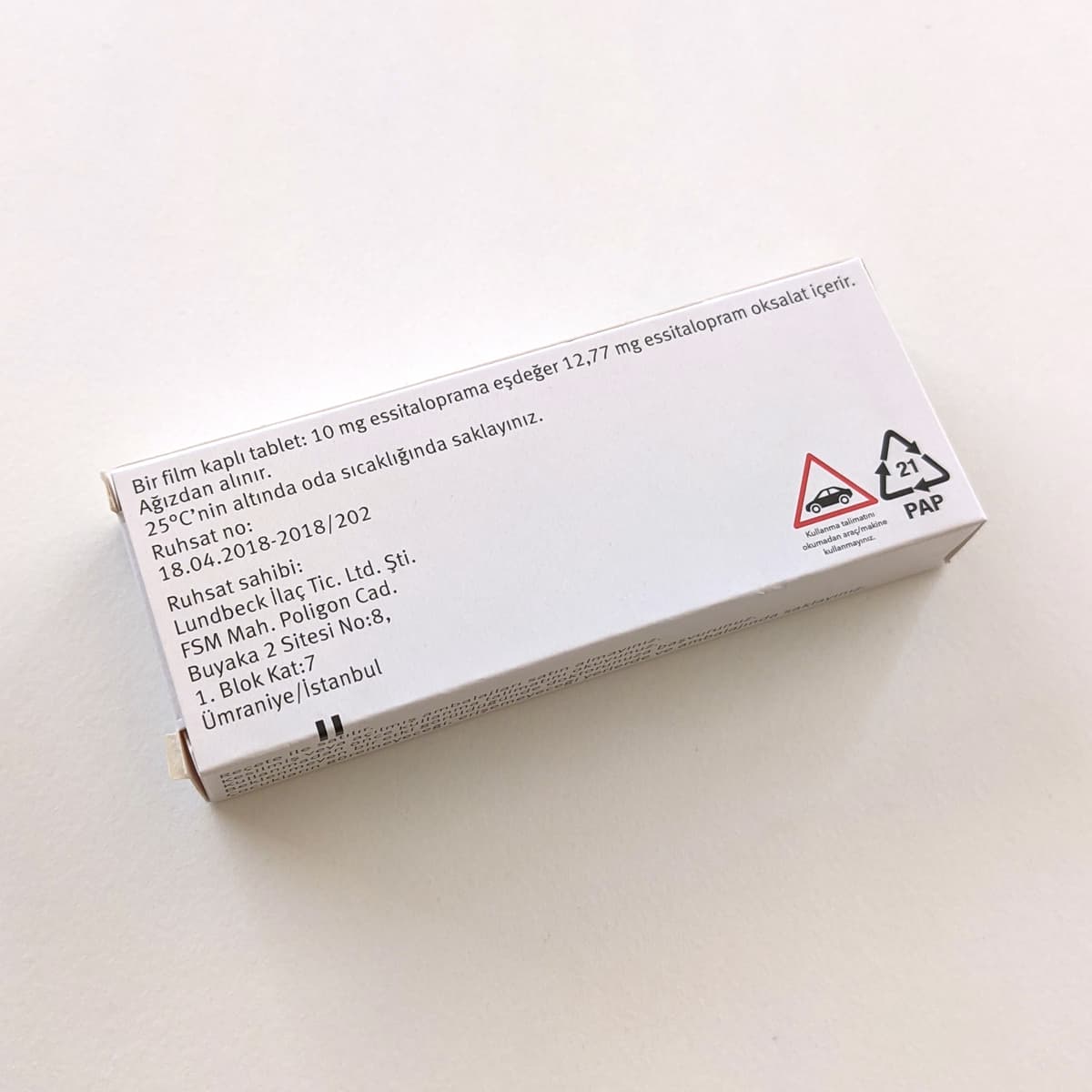 Cipralex 10mg product picture 3