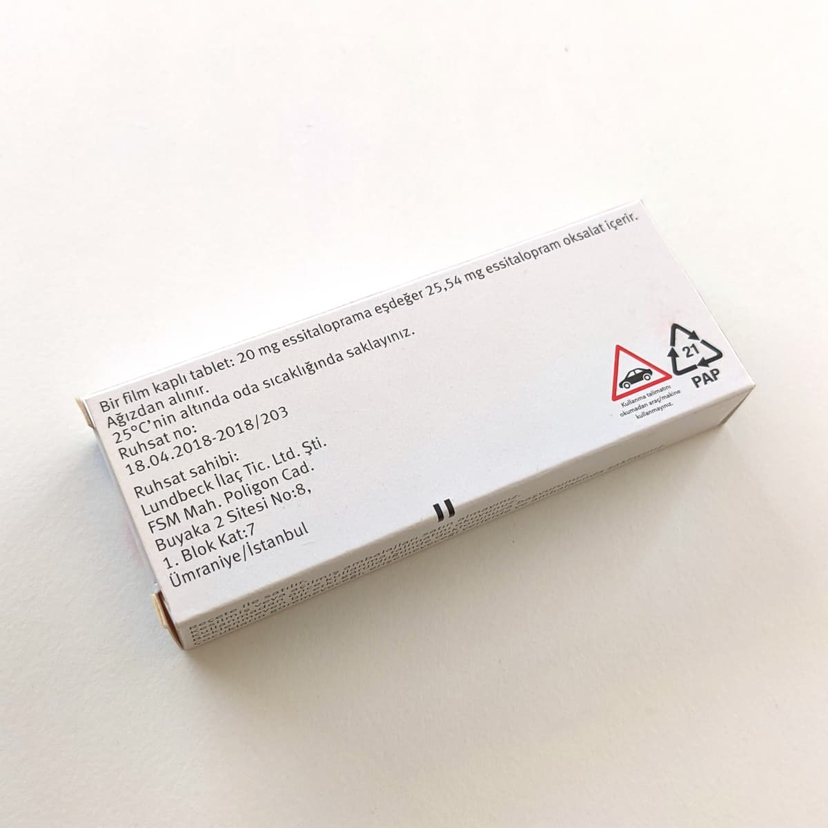 Cipralex 20mg product picture 3