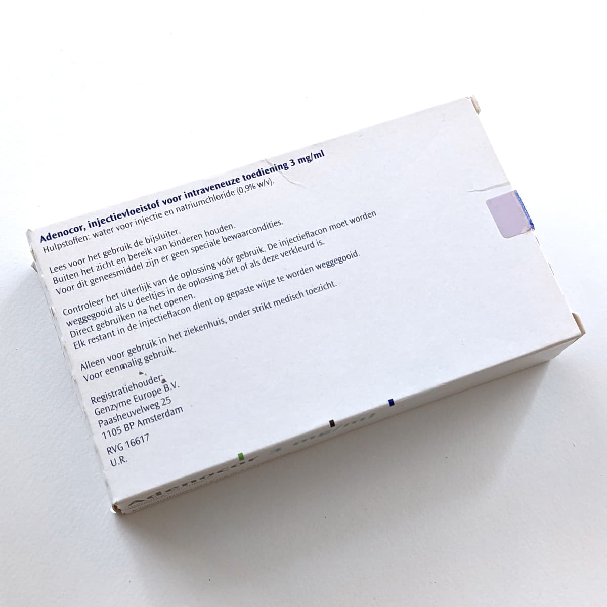 Adenocor 3mg/ml product picture 3