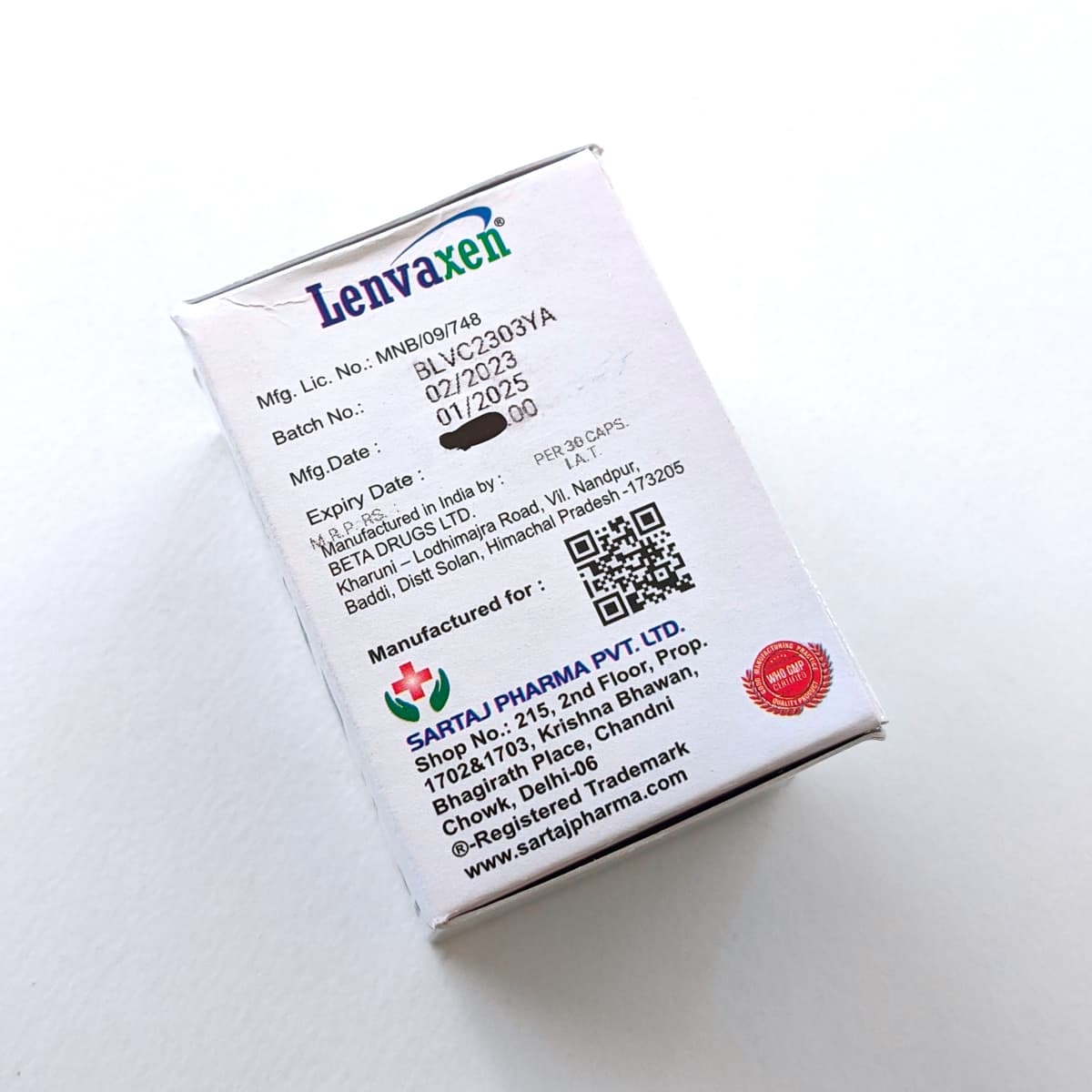 Lenvaxen 10mg product picture 3