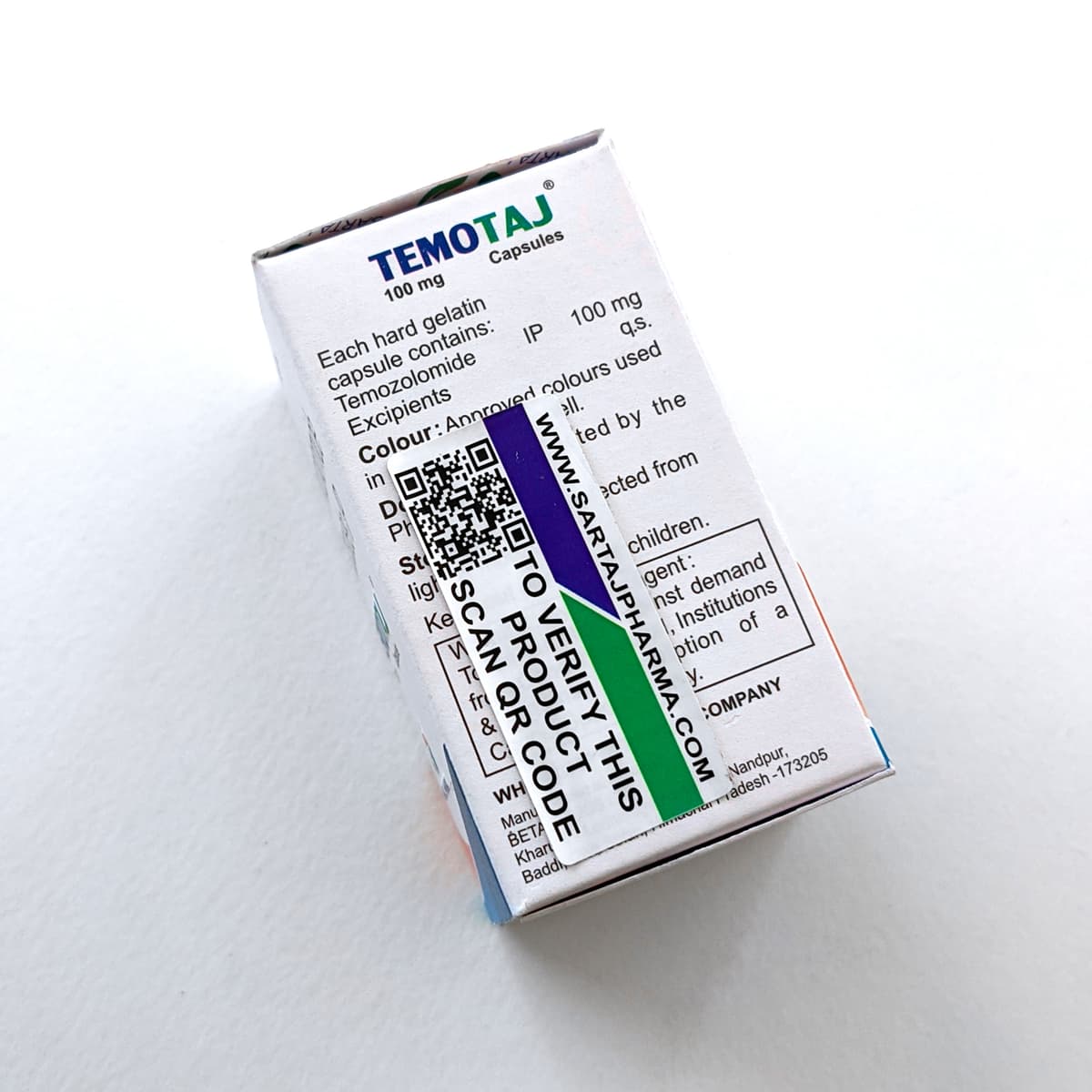 Temotaj 100mg product picture 3