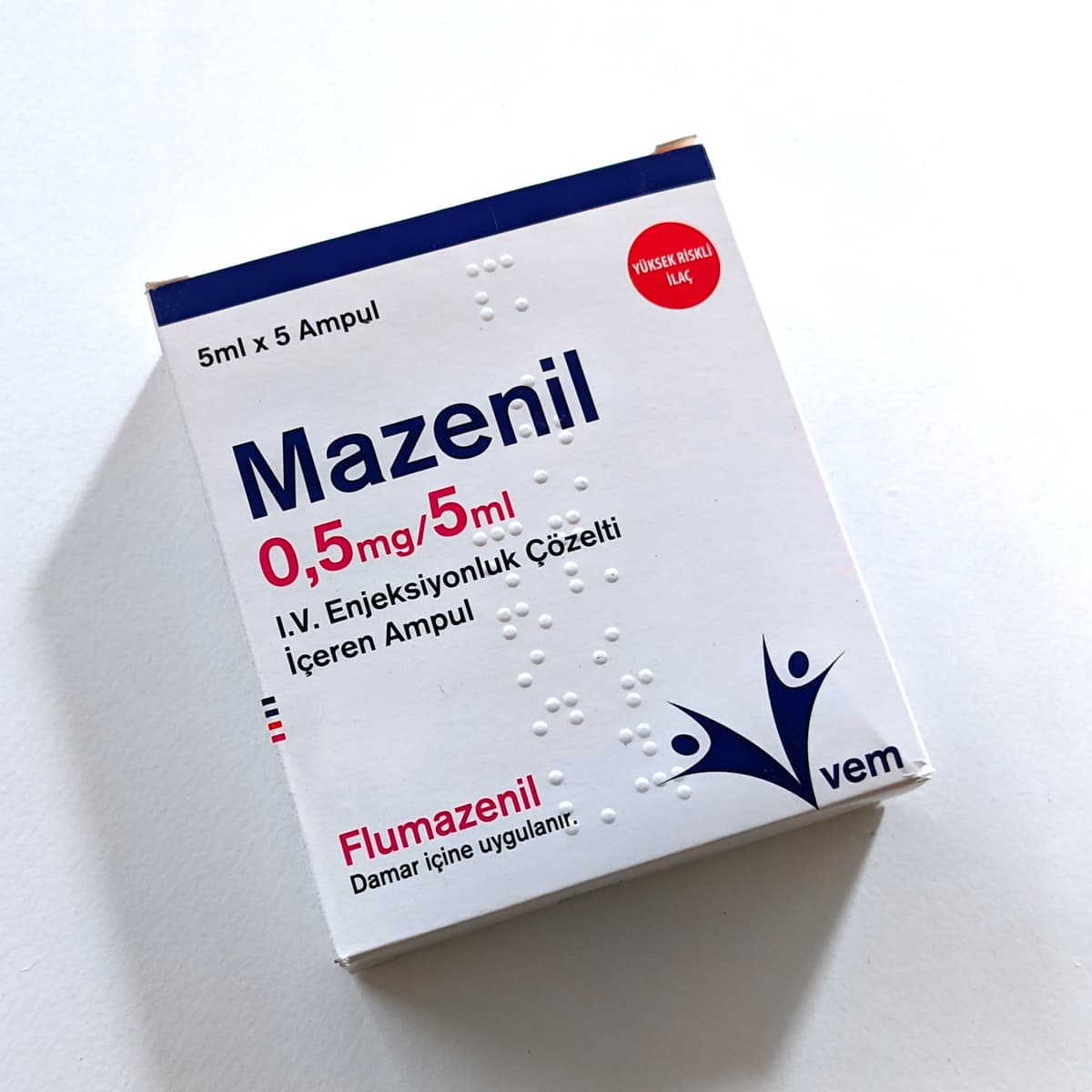 Mazenil 0.5mg/5ml IV product picture 1