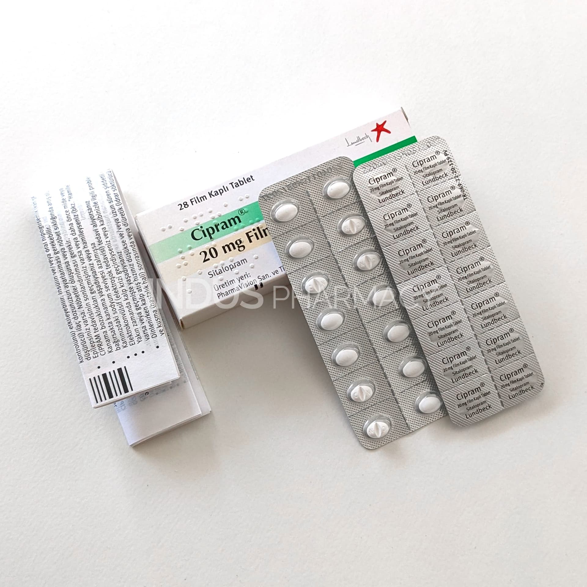 Cipram Cipram 20mg, Original, Turkey, (Citalopram) | Pakistan's